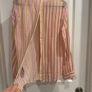🔥J Brand Elena Striped Blouse🔥
